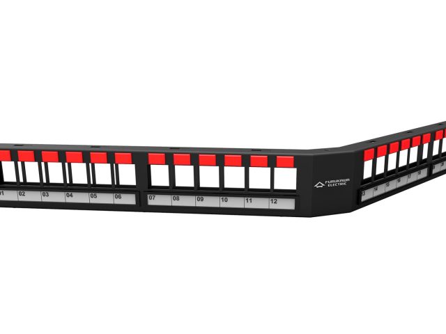PATCH PANEL DESCARREGADO 24P ANGULAR 1U