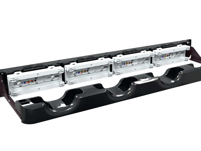 PATCH PANEL MODULAR MULTILAN CAT.5E - 24 PORTAS T568A/B