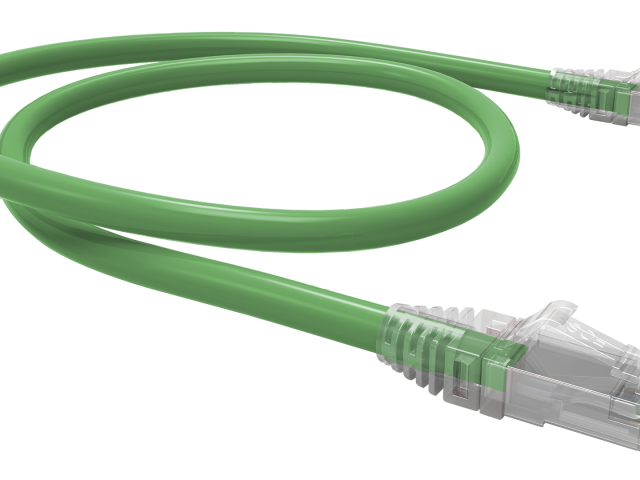 PATCH CORD U/UTP GIGALAN GREEN CAT.6 - LSZH - T568A/B - 5.0m - CINZA