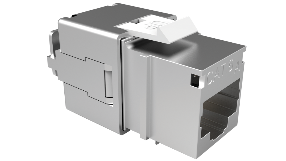 CONECTOR FEMEA BLINDADO GIGALAN CAT.6A T568A/B (24 UNID)