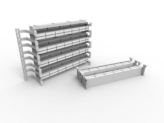 BLOCO DE CONEXAO 110 IDC (B50) 100 PARES (COM PERNAS)