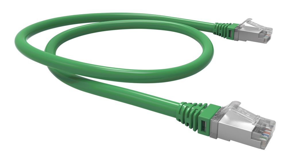 PATCH CORD F/UTP GIGALAN GREEN CAT.6A - LSZH - T568A/B - 2.5m - VERDE (BLINDADO)