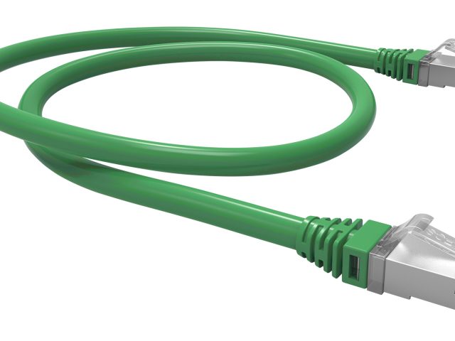 PATCH CORD F/UTP GIGALAN GREEN CAT.6A - LSZH - T568A/B - 10.0m - VERMELHO (BLINDADO)